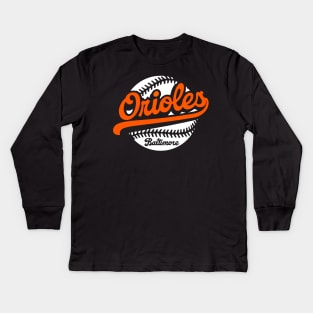 Orioles Classic Kids Long Sleeve T-Shirt